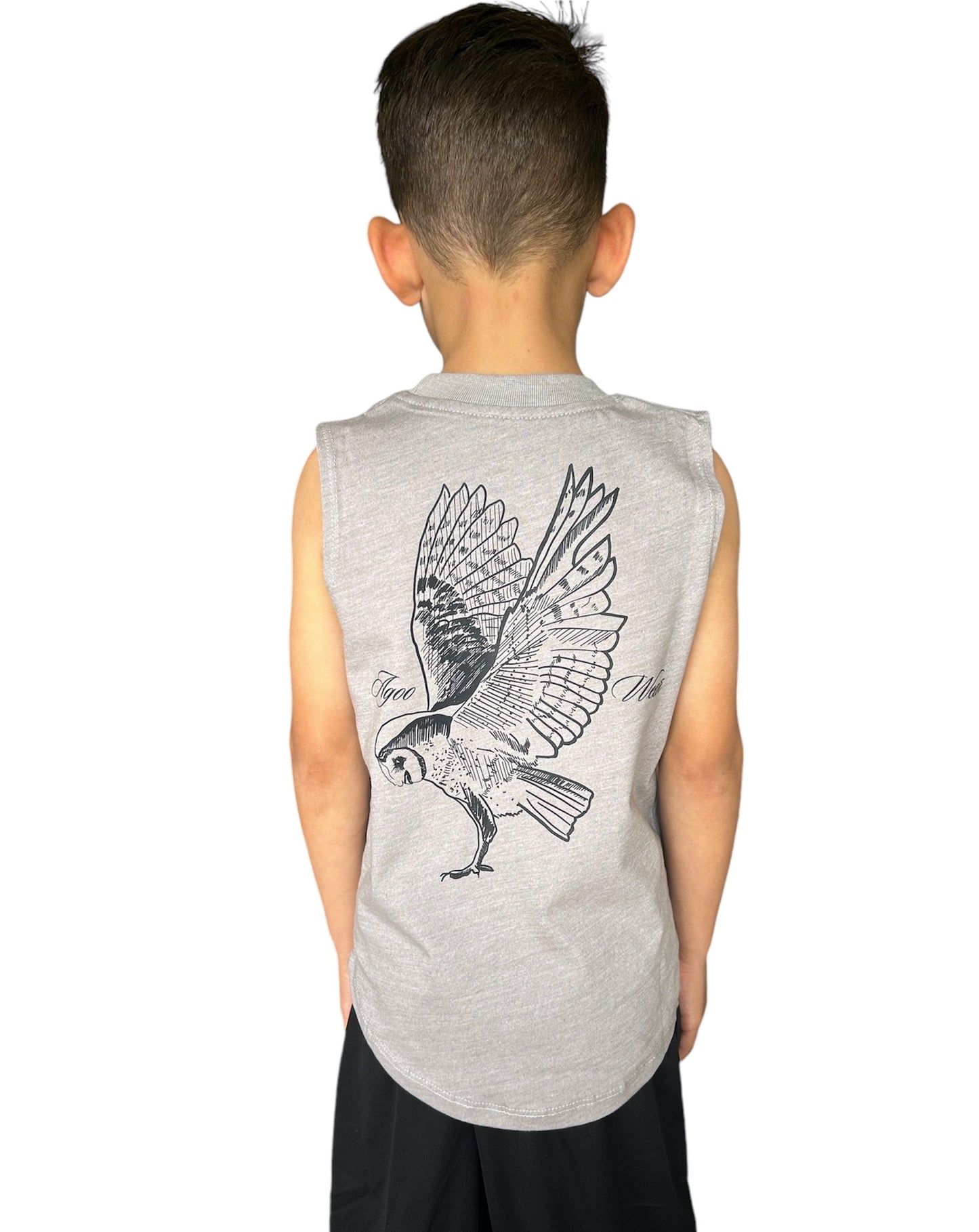 Agoo Owl Tank Top - Dusky Dawn