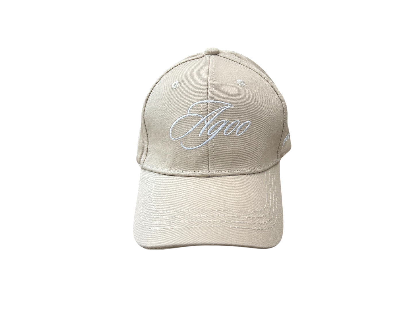 Agoo embroidered baseball Cap - Oatmeal