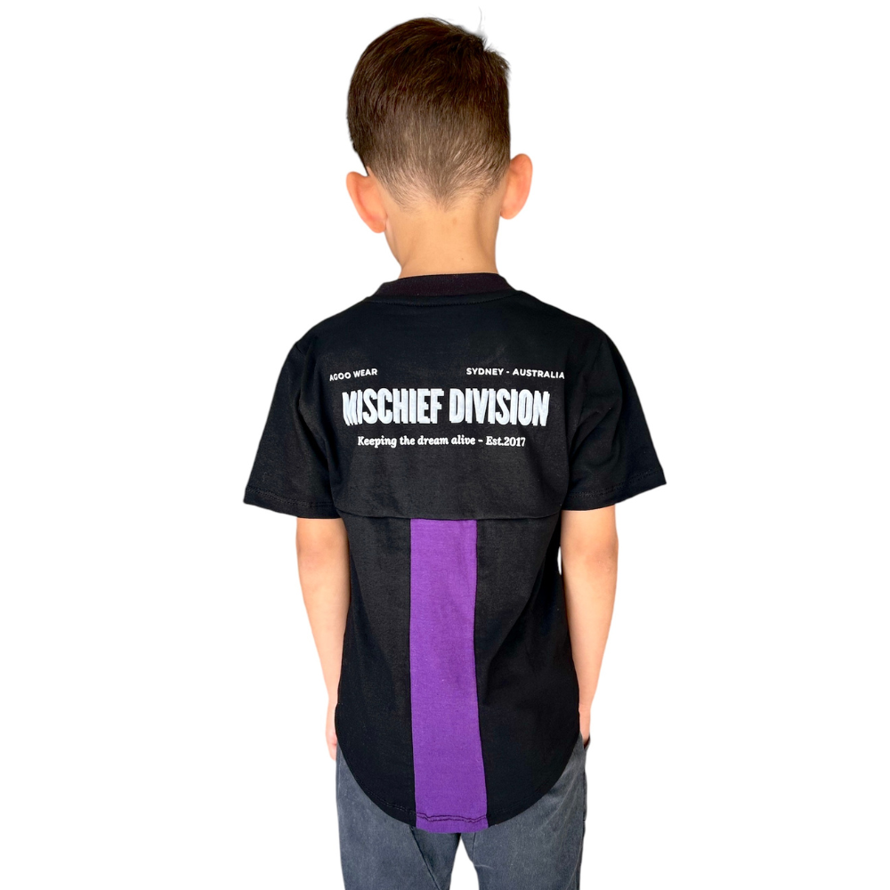 MC Division Dual Curved Tee Jet Black